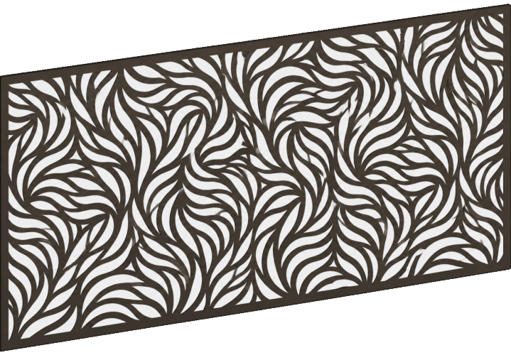 Panneau décoratif motif arabesque Opale